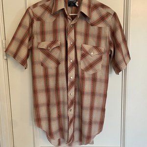Vintage Wrangler Pearl Snap Short Sleeve Shirt